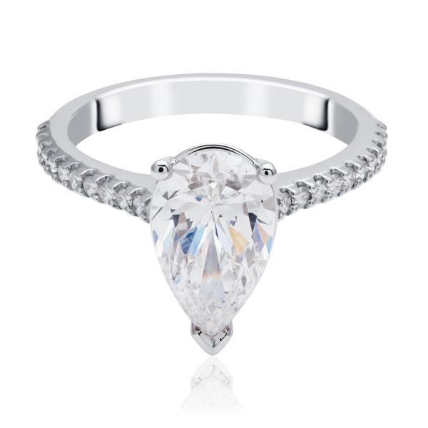 Dainty Diamond Halo Engagement Ring | Ritani