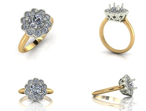 Custom Made Jewellery
Cad Design jewellery Brisbane 
Stones diamond ring
