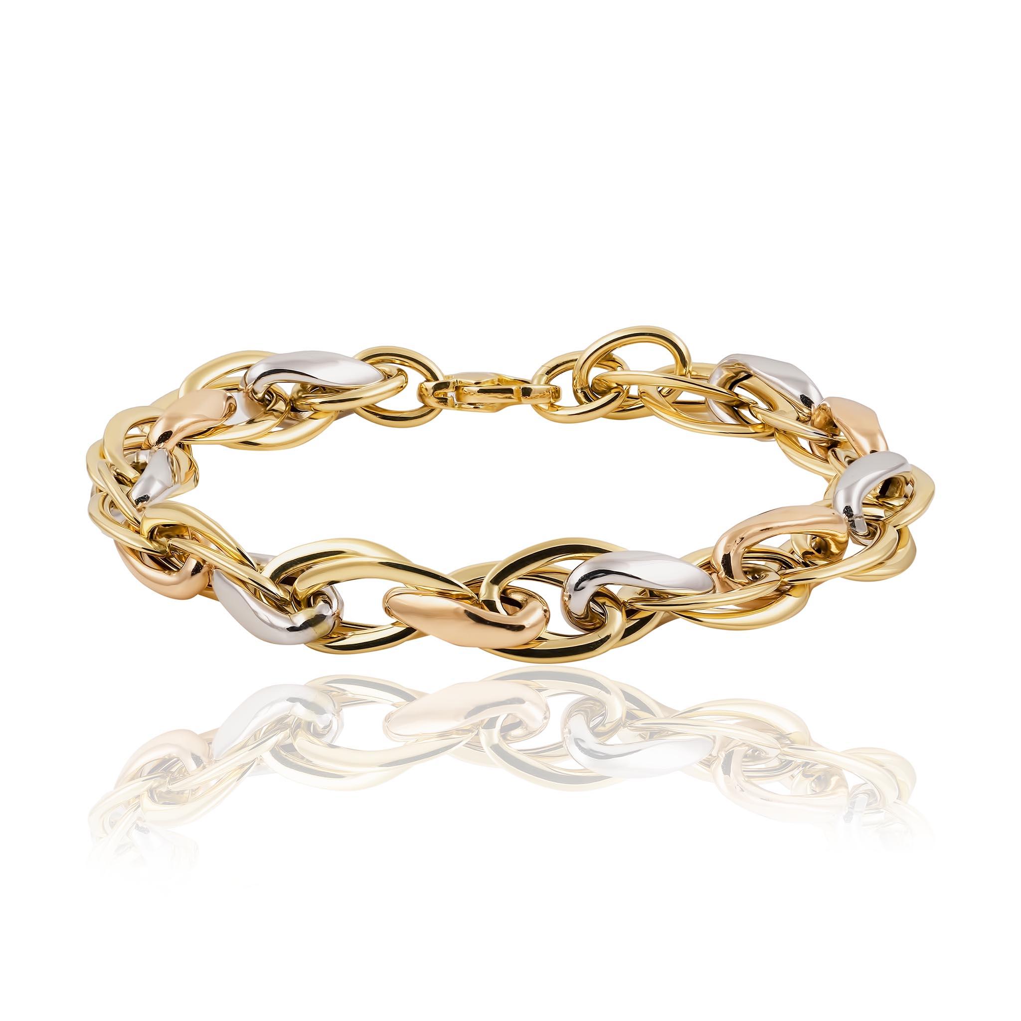 Multi Coloured Sapphire Line Bracelet, 18ct Yellow Gold - Baxter & Hanks